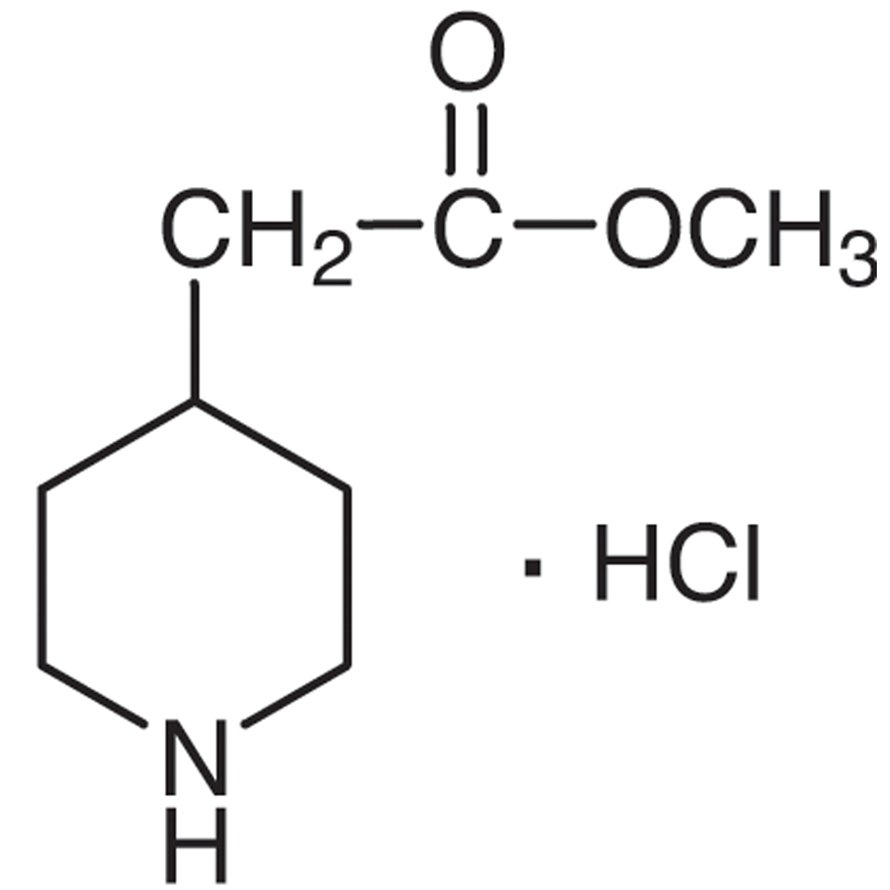 Methyl (4-Piperidyl)acetate Hydrochloride >98.0%(T) - CAS 81270-37-3
