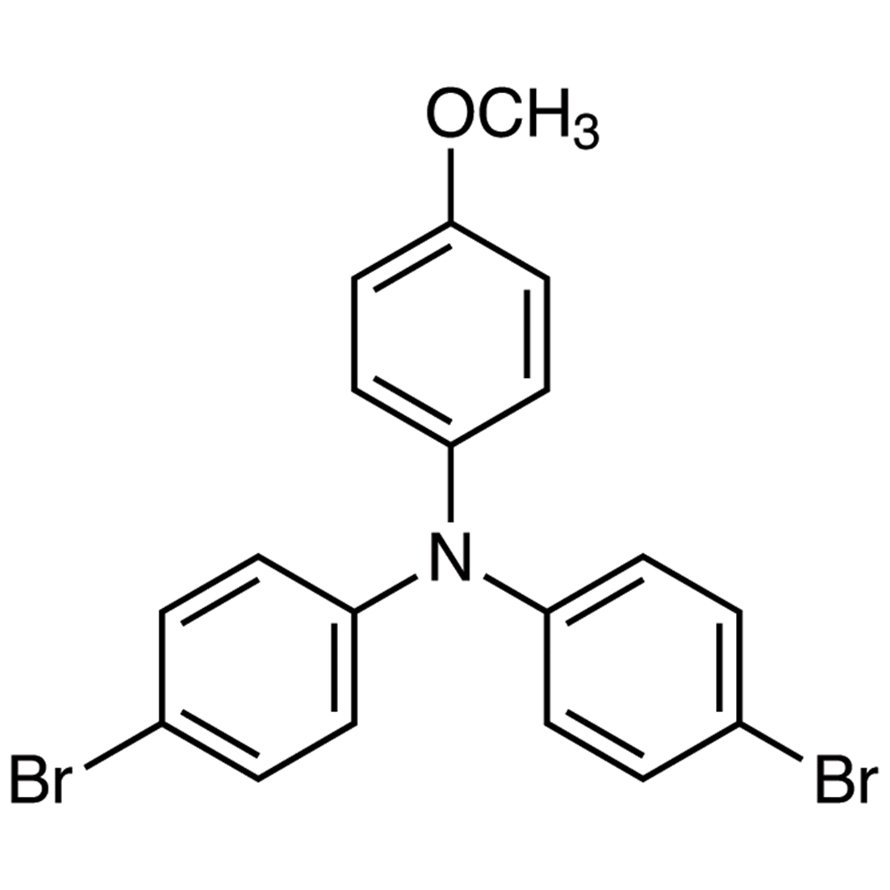4,4'-Dibromo-4''-methoxytriphenylamine >98.0%(N) - CAS 100308-69-8