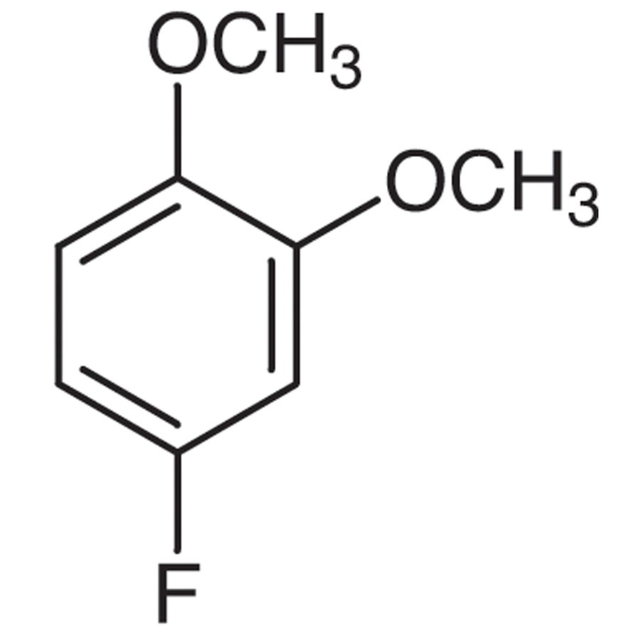 4-Fluoro-1,2-dimethoxybenzene >97.0%(GC) - CAS 398-62-9