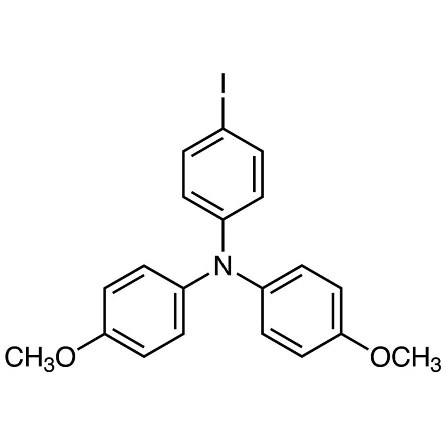4-Iodo-4',4''-dimethoxytriphenylamine >98.0%(HPLC)(N) - CAS 201802-15-5
