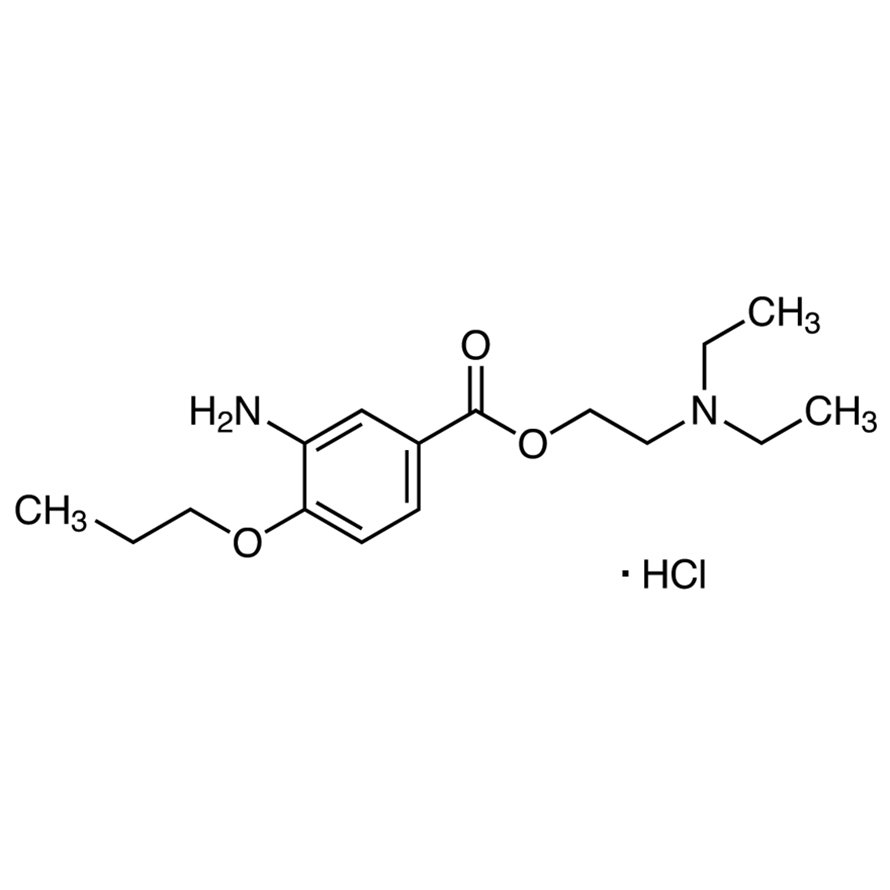 Proparacaine Hydrochloride >98.0%(T)(HPLC) - CAS 5875-06-9