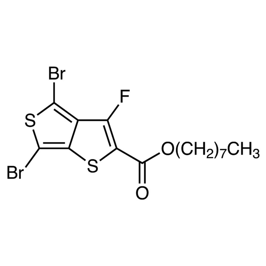 n-Octyl 4,6-Dibromo-3-fluorothieno[3,4-b]thiophene-2-carboxylate >94.0%(GC) - CAS 1160823-76-6