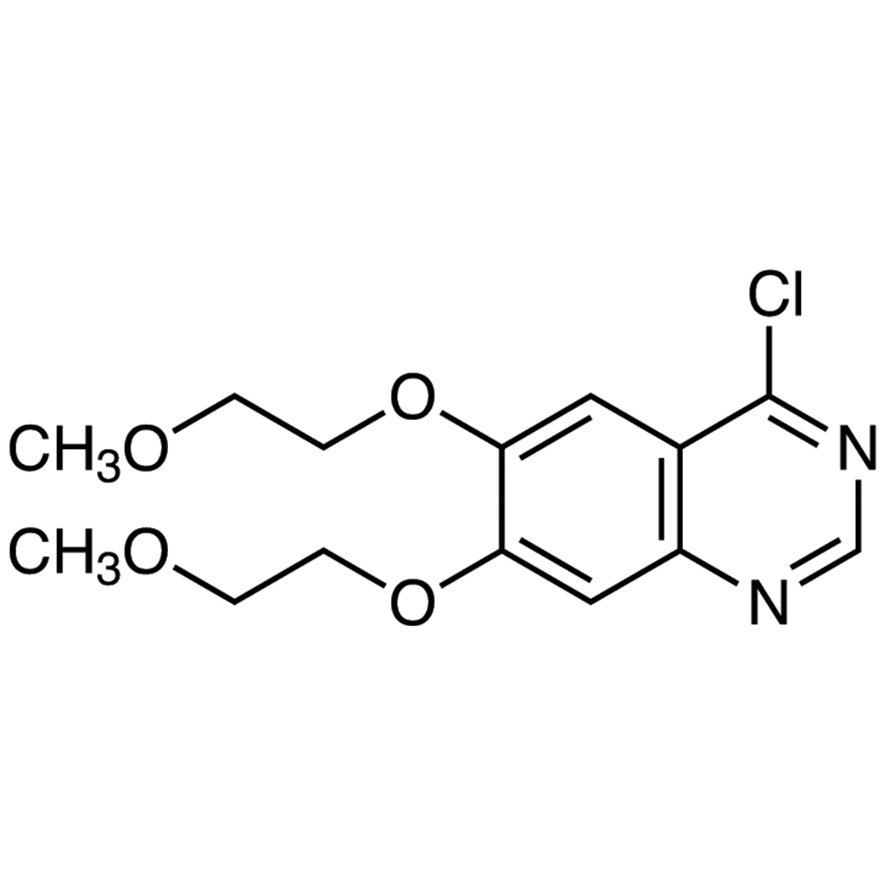 4-Chloro-6,7-bis(2-methoxyethoxy)quinazoline >98.0%(HPLC)(N) - CAS 183322-18-1