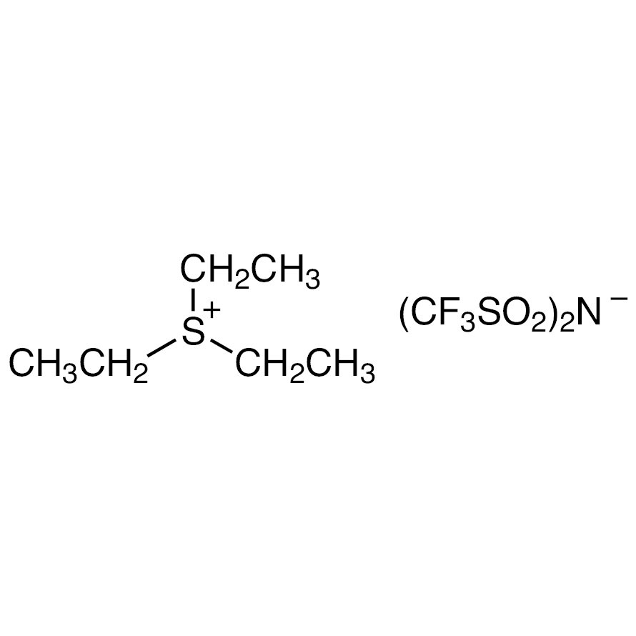 Triethylsulfonium Bis(trifluoromethanesulfonyl)imide >98.0%(T) - CAS 321746-49-0