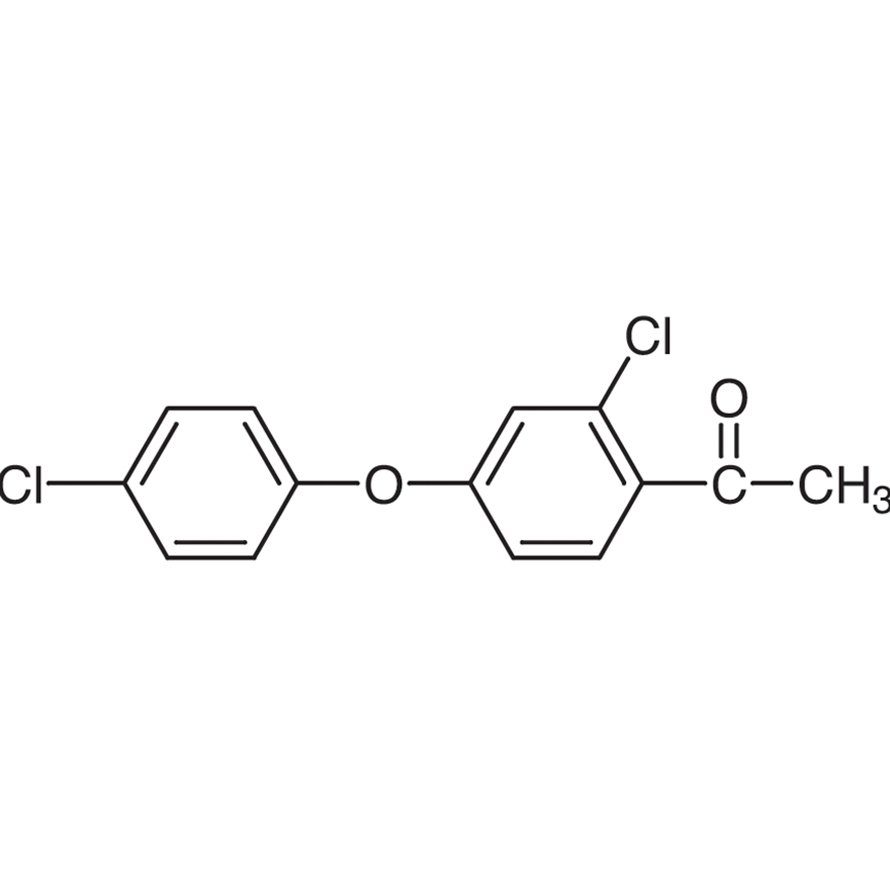 2'-Chloro-4'-(4-chlorophenoxy)acetophenone >98.0%(GC) - CAS 119851-28-4