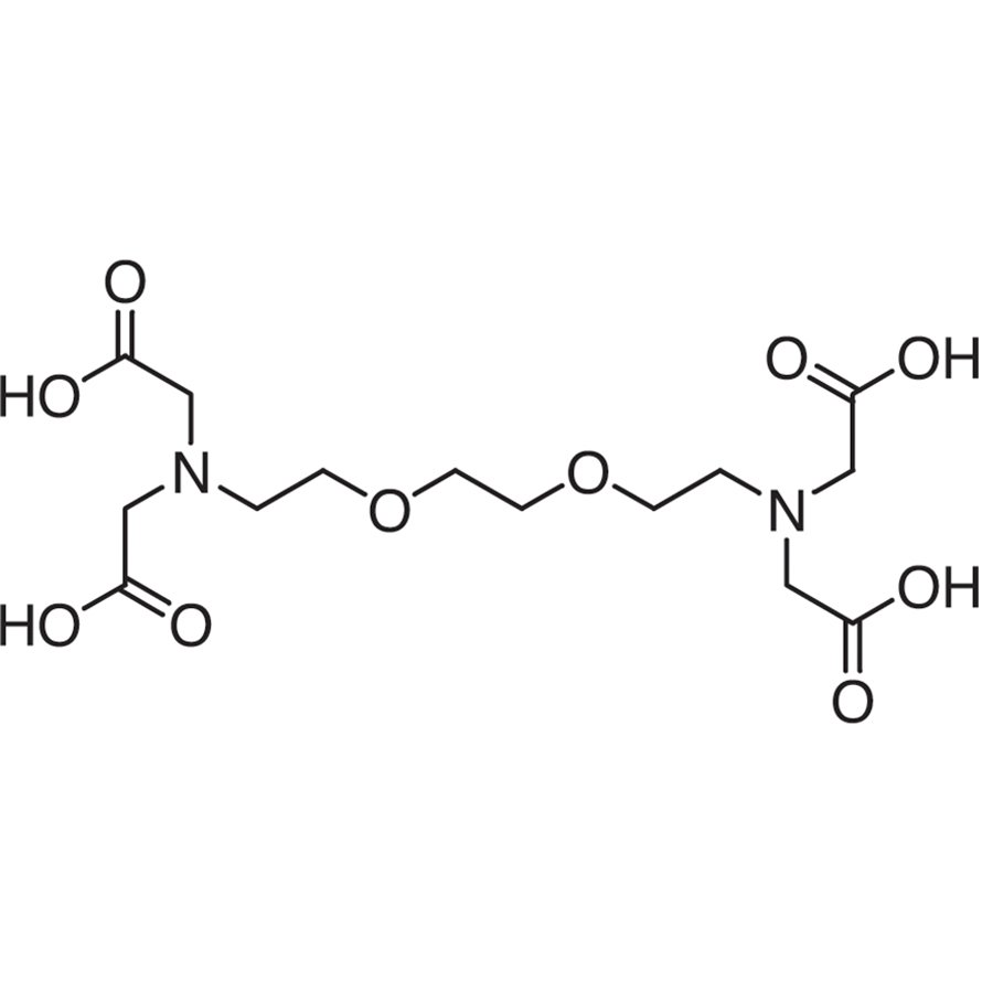 Ethylene Glycol Bis(2-aminoethyl Ether)-N,N,N',N'-tetraacetic Acid [for Biochemical Research] >95.0%(T) - CAS 67-42-5