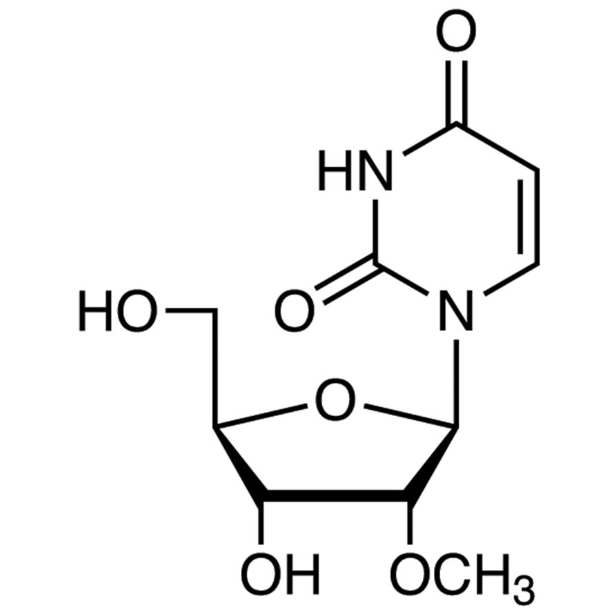 2'-O-Methyluridine >98.0%(T)(HPLC) - CAS 2140-76-3