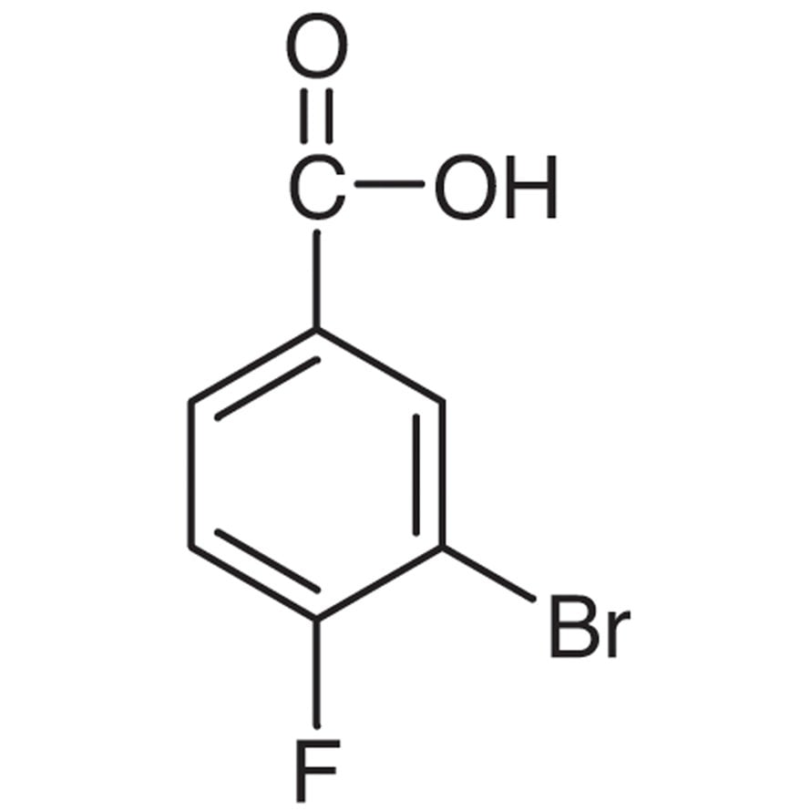 3-Bromo-4-fluorobenzoic Acid >96.0%(T) - CAS 1007-16-5