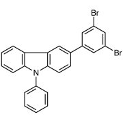 3-(3,5-Dibromophenyl)-9-phenyl-9H-carbazole >98.0%(GC) - CAS 1345021-52-4
