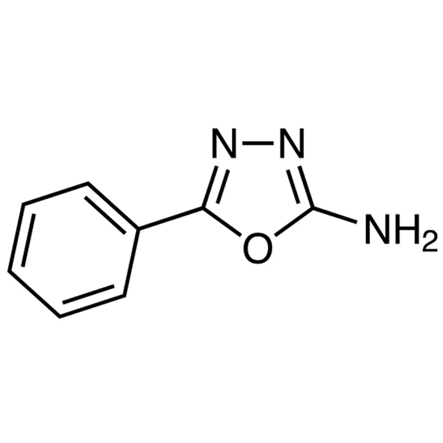 2-Amino-5-phenyl-1,3,4-oxadiazole >97.0%(GC)(T) - CAS 1612-76-6