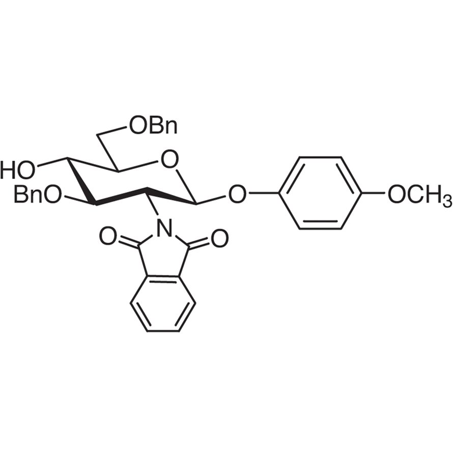 4-Methoxyphenyl 3,6-Di-O-benzyl-2-deoxy-2-phthalimido-β-D-glucopyranoside >95.0%(HPLC) - CAS 129575-89-9
