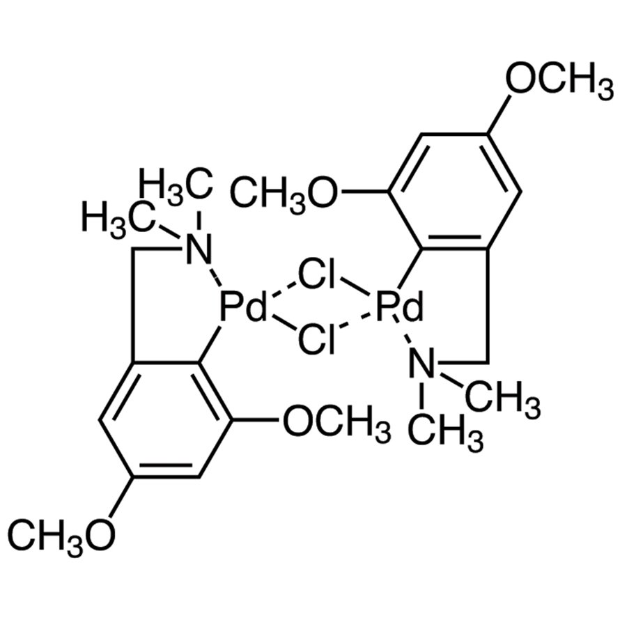 Di-μ-chlorobis[2-[(dimethylamino)methyl]-4,6-dimethoxyphenyl-C,N]dipalladium(II) >98.0%(T) - CAS 18987-71-8