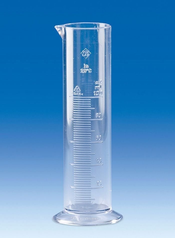 Mezür Plastik (San), Kısa Form, Baskılı Şeffaf Skala - B Kalite   1000 ml