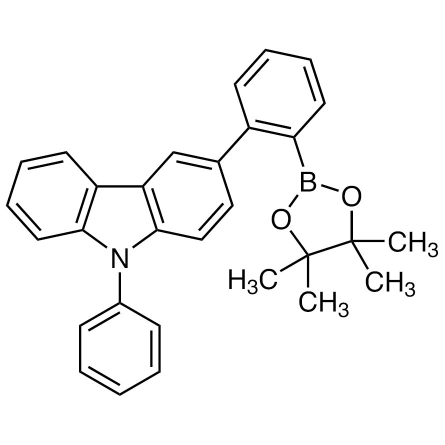 9-Phenyl-3-[2-(4,4,5,5-tetramethyl-1,3,2-dioxaborolan-2-yl)phenyl]-9H-carbazole >95.0%(T)(HPLC) - CAS 1628817-49-1