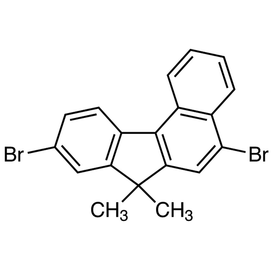 5,9-Dibromo-7,7-dimethyl-7H-benzo[c]fluorene >98.0%(GC) - CAS 1056884-35-5