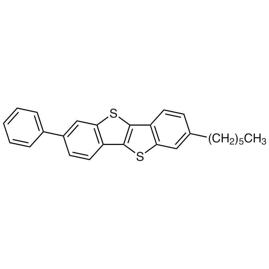 2-Hexyl-7-phenyl[1]benzothieno[3,2-b][1]benzothiophene [for organic electronics] >99.5%(HPLC) - CAS 1781261-93-5