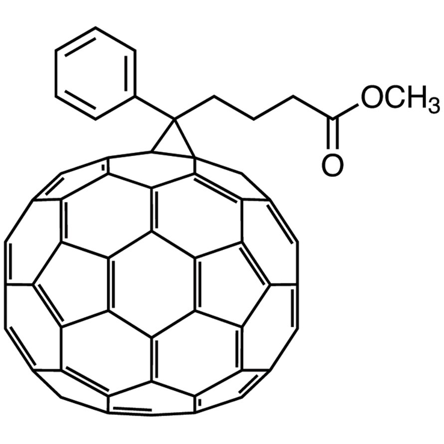 [6,6]-Phenyl-C71-butyric Acid Methyl Ester (mixture of isomers) [for organic electronics] >99.0%(HPLC) - CAS 609771-63-3