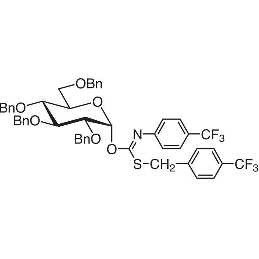 2,3,4,6-Tetra-O-benzyl-α-D-glucopyranosyl p-Trifluoromethylbenzylthio-N-(p-trifluoromethylphenyl)formimidate  - CAS 468095-63-8