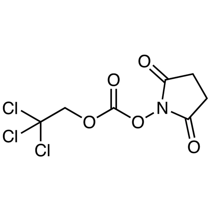 N-(2,2,2-Trichloroethoxycarbonyloxy)succinimide >98.0%(GC)(N) - CAS 66065-85-8