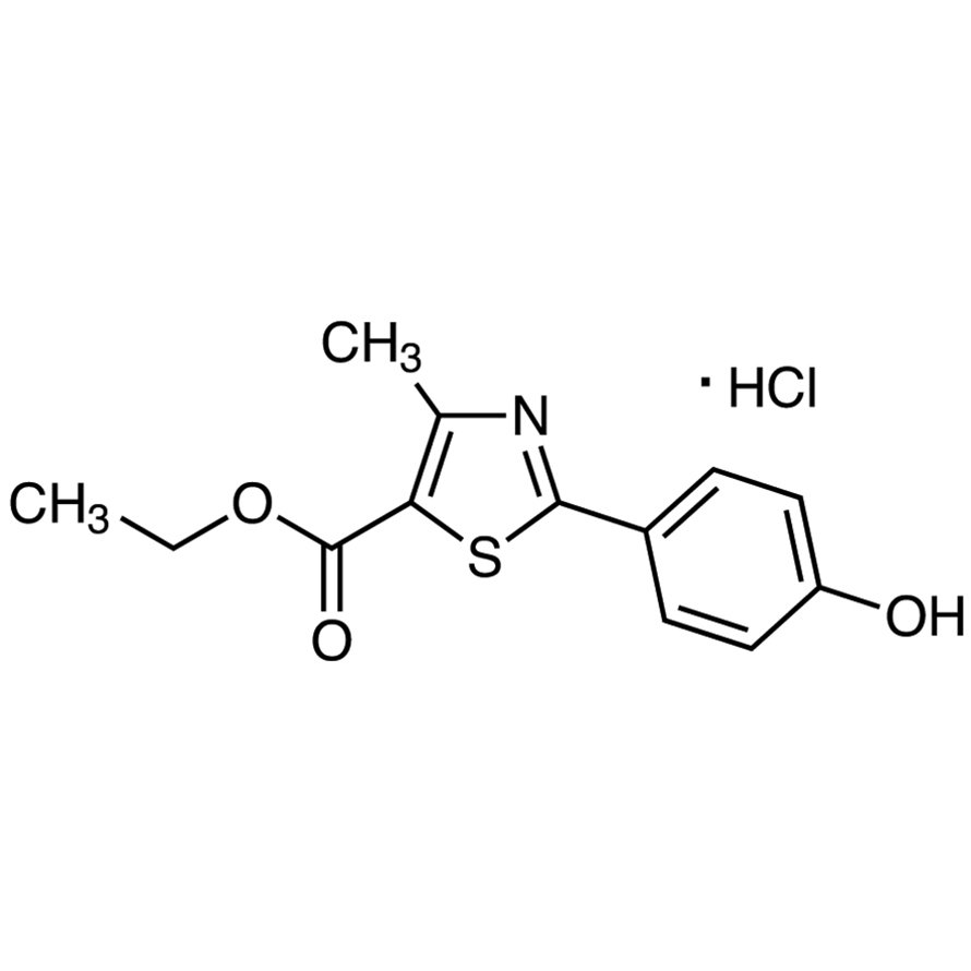 Ethyl 2-(4-Hydroxyphenyl)-4-methylthiazole-5-carboxylate Hydrochloride >98.0%(HPLC)(N) - CAS 399017-10-8