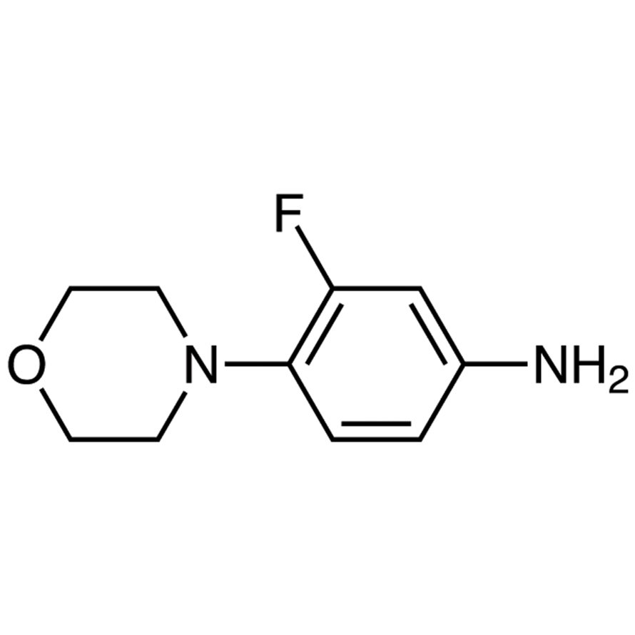 3-Fluoro-4-morpholinoaniline >98.0%(GC)(T) - CAS 93246-53-8
