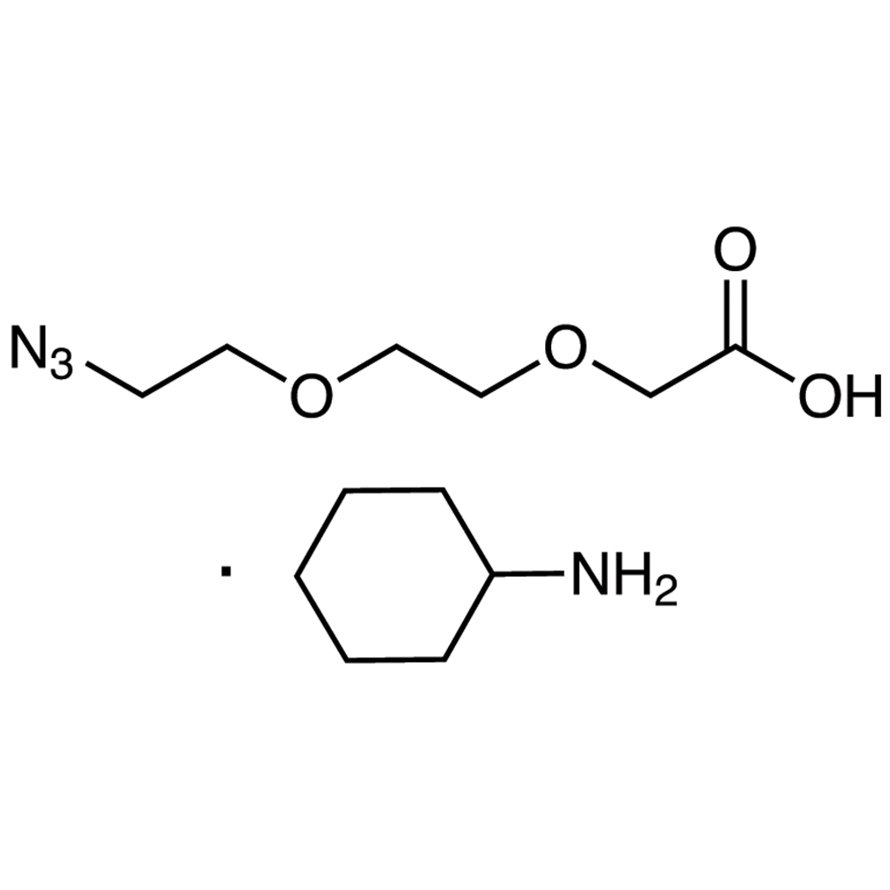 8-Azido-3,6-dioxaoctanoic Acid Cyclohexylamine Salt >98.0%(T)(HPLC) - CAS 2098500-94-6