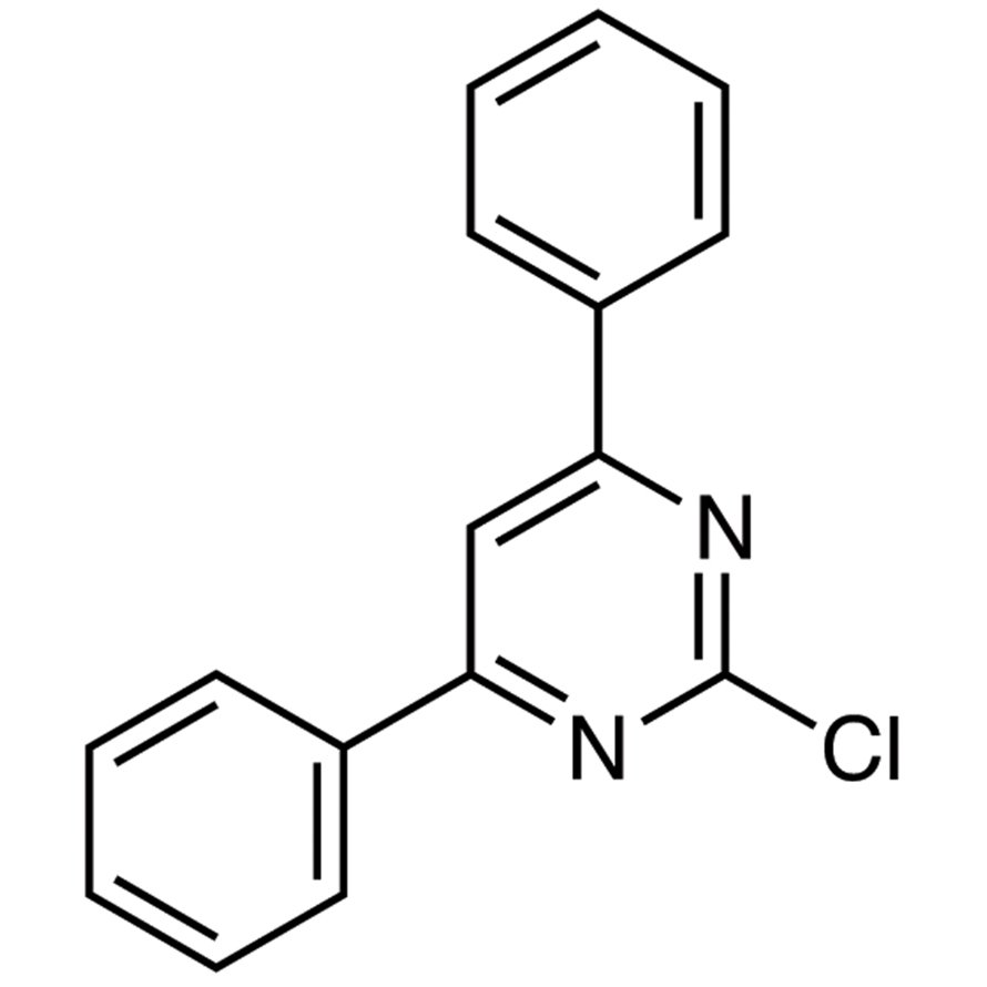 2-Chloro-4,6-diphenylpyrimidine >98.0%(GC) - CAS 2915-16-4