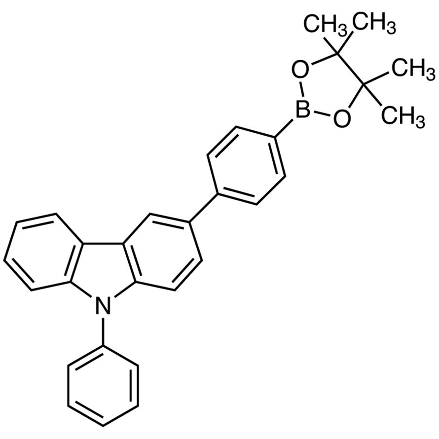 9-Phenyl-3-[4-(4,4,5,5-tetramethyl-1,3,2-dioxaborolan-2-yl)phenyl]-9H-carbazole >98.0%(T)(HPLC) - CAS 1219956-30-5