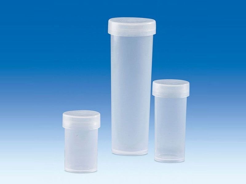 Numune Kabı (Pp) Vidalı Kapaklı, Kapak Pe-Ld, Şefaf, Sızdırmaz   5 ml