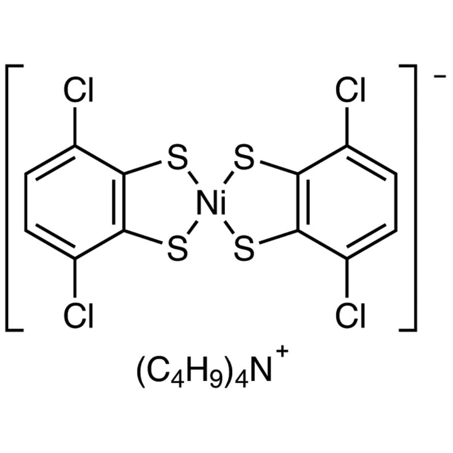 Tetrabutylammonium Bis(3,6-dichloro-1,2-benzenedithiolato)nickelate >98.0%(T) - CAS 87314-14-5