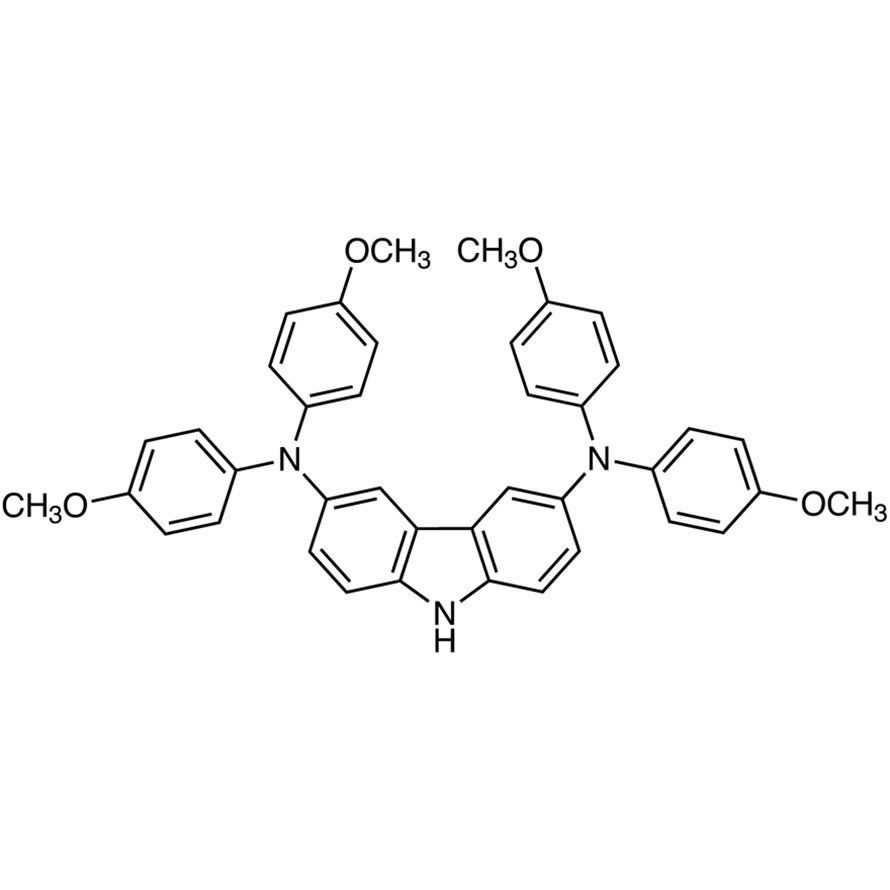 N,N,N',N'-Tetrakis(4-methoxyphenyl)-9H-carbazole-3,6-diamine >98.0%(HPLC)(N) - CAS 1630723-98-6
