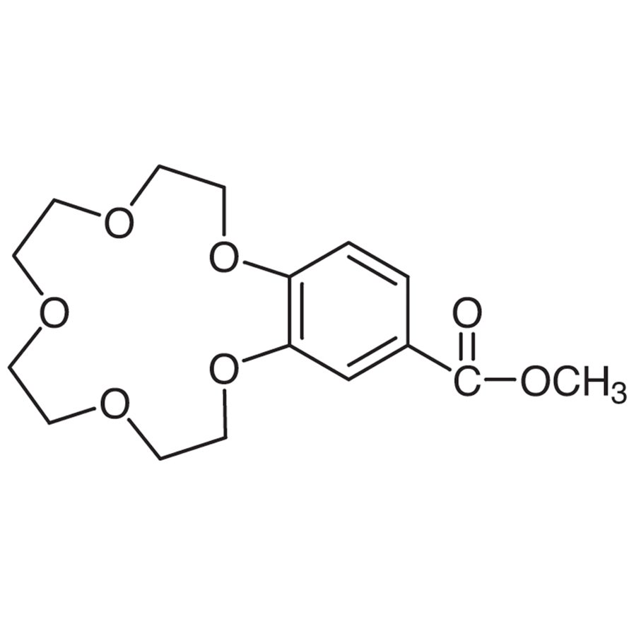 4'-Methoxycarbonylbenzo-15-crown 5-Ether >96.0%(GC) - CAS 56683-56-8