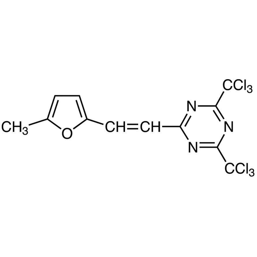 2-[2-(5-Methylfuran-2-yl)vinyl]-4,6-bis(trichloromethyl)-1,3,5-triazine >85.0%(T)(HPLC) - CAS 156360-76-8