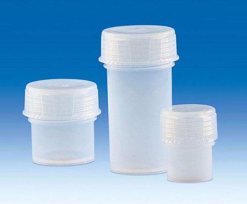 Numune Taşıma Kabı (Pfa) Yükseklik: 62,  Ø:54 Mm   90 ml