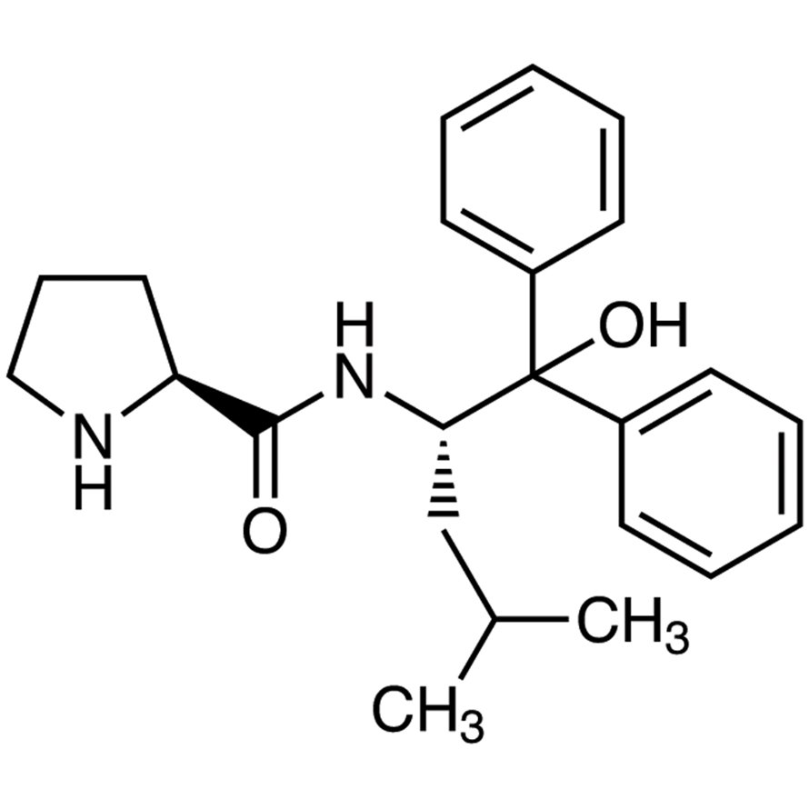 (2S)-N-[(1S)-1-(Hydroxydiphenylmethyl)-3-methylbutyl]-2-pyrrolidinecarboxamide >98.0%(T)(HPLC) - CAS 910110-45-1