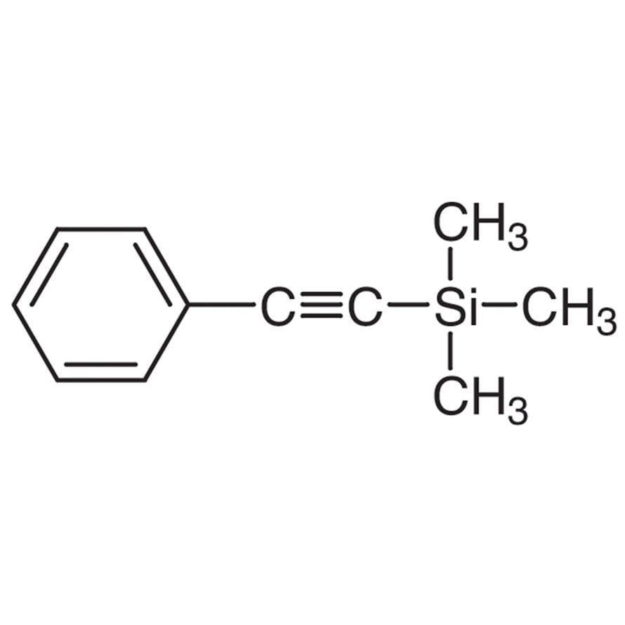 1-Phenyl-2-(trimethylsilyl)acetylene >98.0%(GC) - CAS 2170-06-1