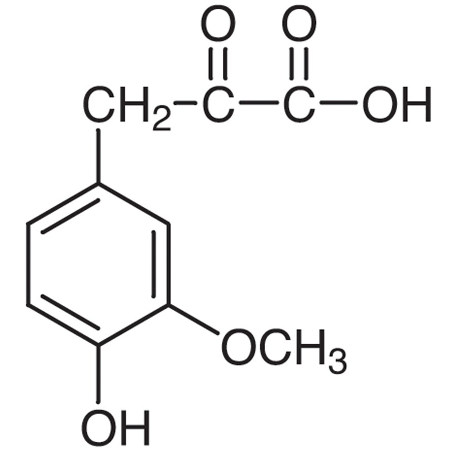 4-Hydroxy-3-methoxyphenylpyruvic Acid >95.0%(GC) - CAS 1081-71-6