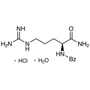 Nα-Benzoyl-L-argininamide Hydrochloride Monohydrate >98.0%(T) - CAS 4299-03-0
