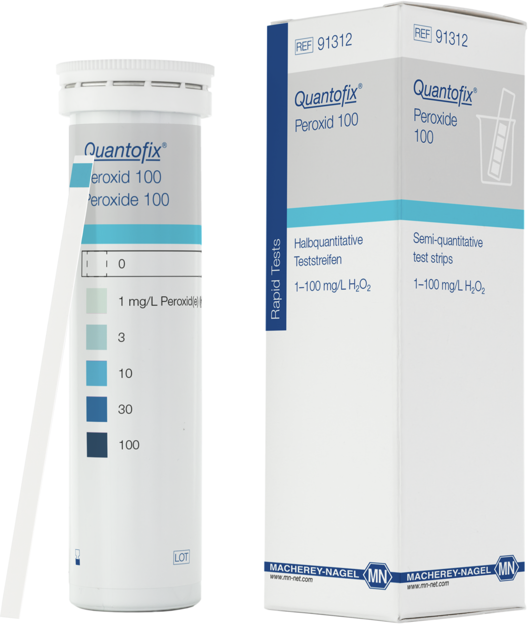 91312 Peroksit Test Kağıdı Quantofix Strips 1–100 mg/L