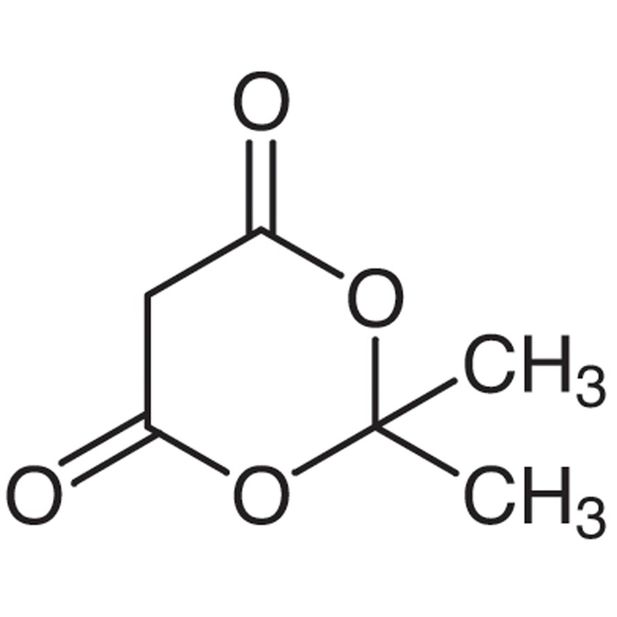 Meldrum's Acid (=2,2-Dimethyl-1,3-dioxane-4,6-dione) >98.0%(T) - CAS 2033-24-1