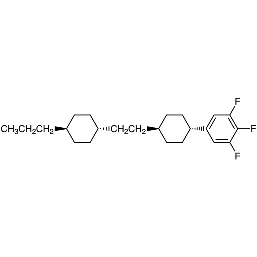 1,2,3-Trifluoro-5-[trans-4-[2-(trans-4-propylcyclohexyl)ethyl]cyclohexyl]benzene >98.0%(GC) - CAS 131819-24-4