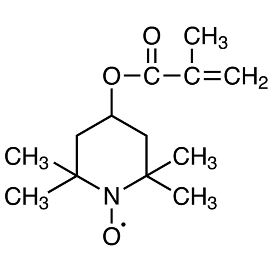 4-Methacryloyloxy-2,2,6,6-tetramethylpiperidine 1-Oxyl Free Radical >98.0%(GC)(T) - CAS 15051-46-4