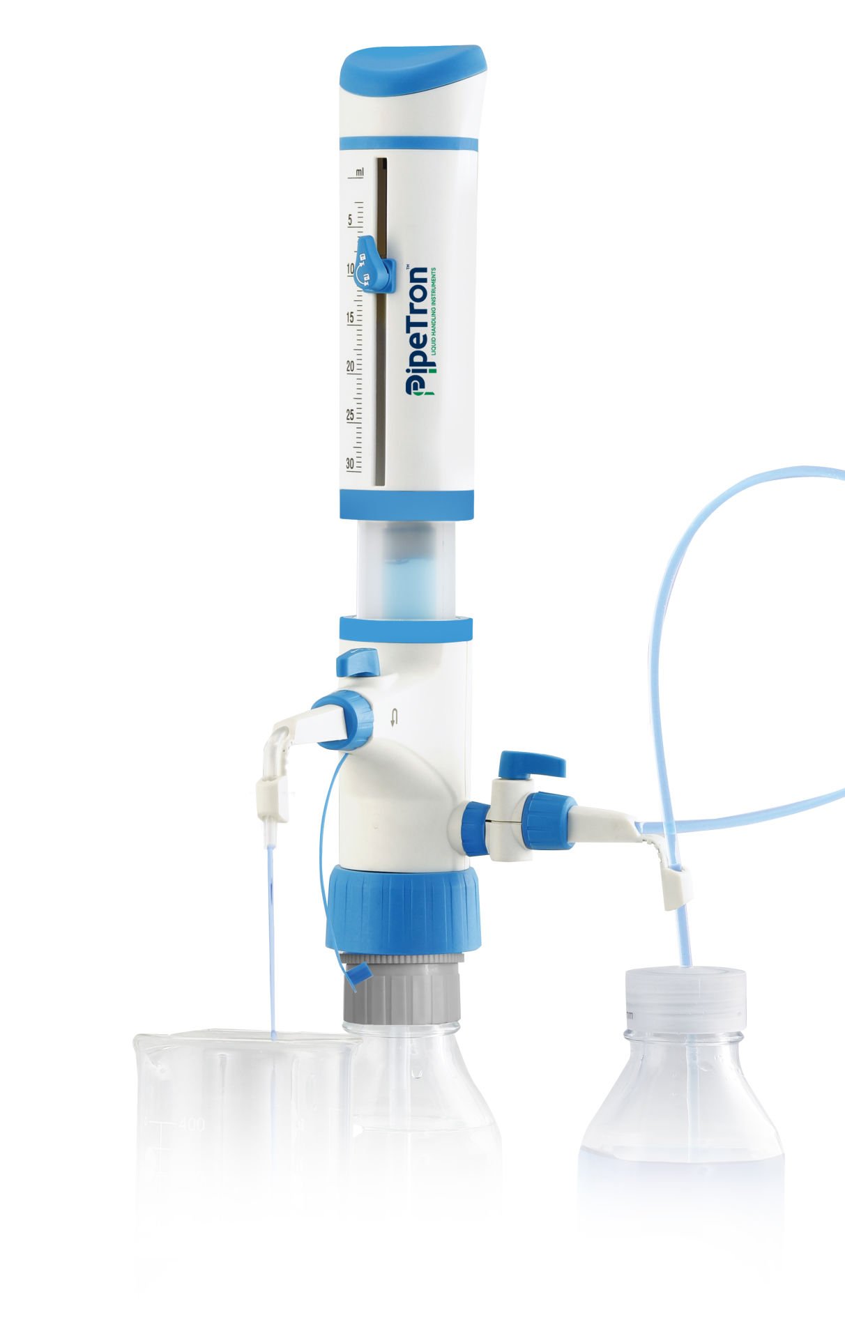 Pipetron Ultimus Şişe Üstü Dispenser Çift Çıkışlı 10-100 mL