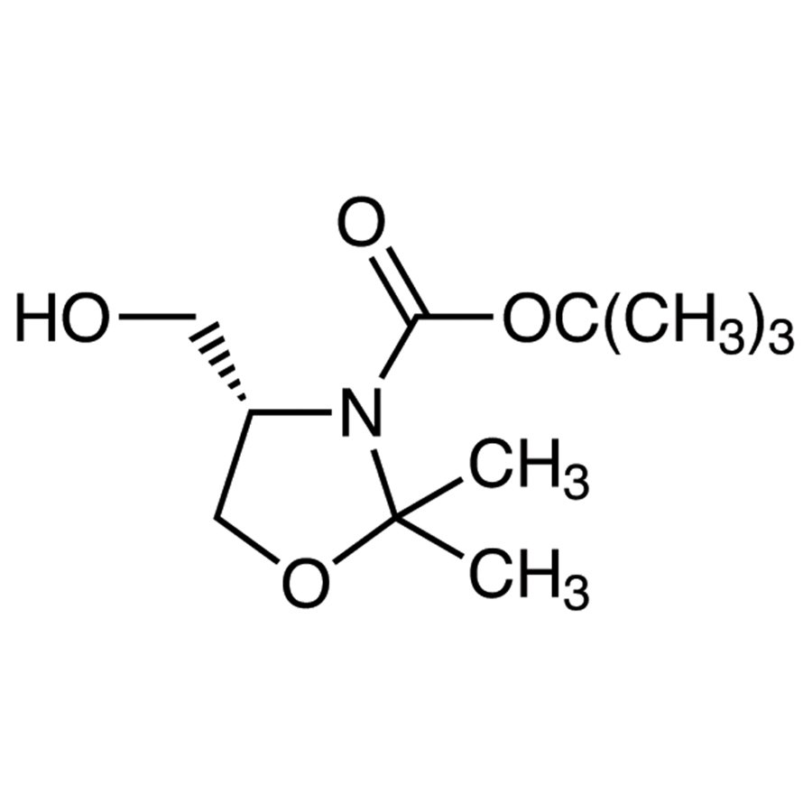 tert-Butyl (S)-4-(Hydroxymethyl)-2,2-dimethyloxazolidine-3-carboxylate >97.0%(GC) - CAS 108149-65-1