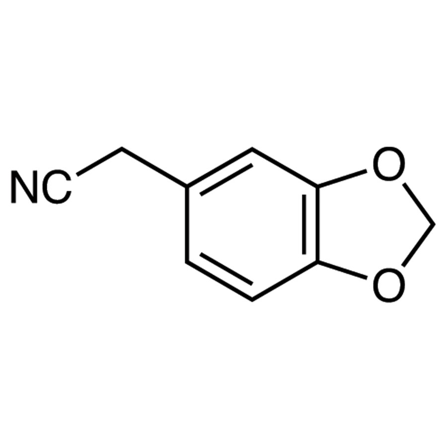 3,4-Methylenedioxyphenylacetonitrile >98.0%(GC) - CAS 4439-02-5