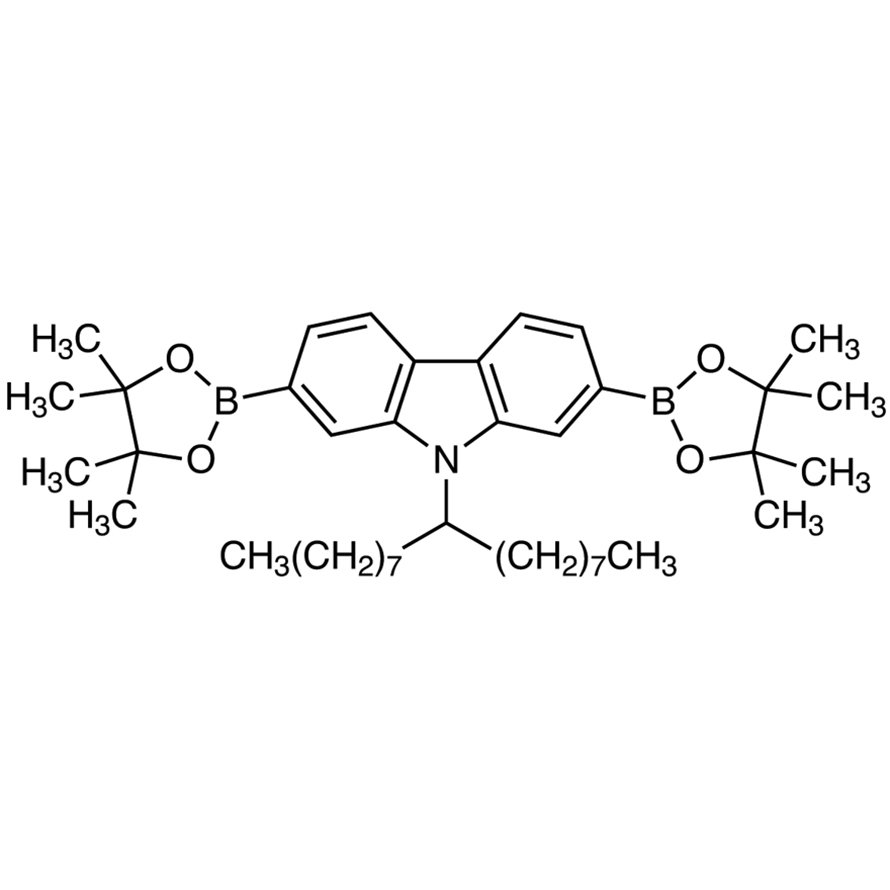 9-(9-Heptadecanyl)-2,7-bis(4,4,5,5-tetramethyl-1,3,2-dioxaborolan-2-yl)carbazole >97.0%(HPLC)(N) - CAS 958261-51-3