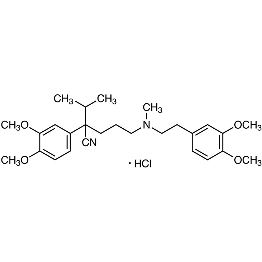 Verapamil Hydrochloride >98.0%(T)(HPLC) - CAS 152-11-4