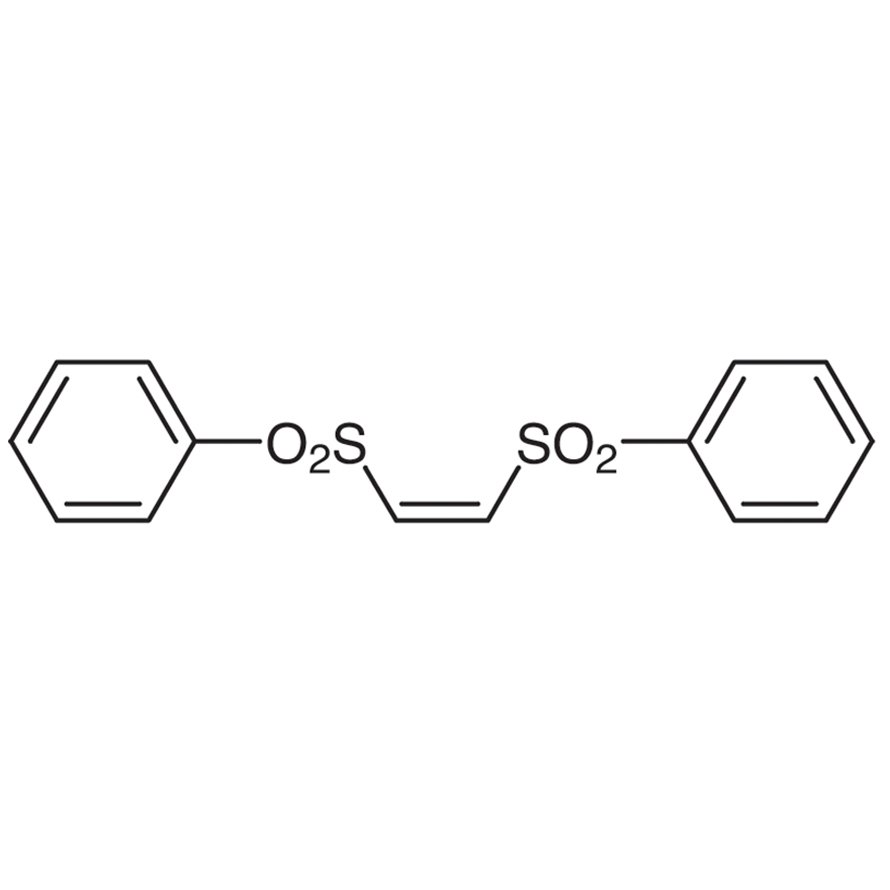 cis-1,2-Bis(phenylsulfonyl)ethylene >95.0%(HPLC) - CAS 963-15-5