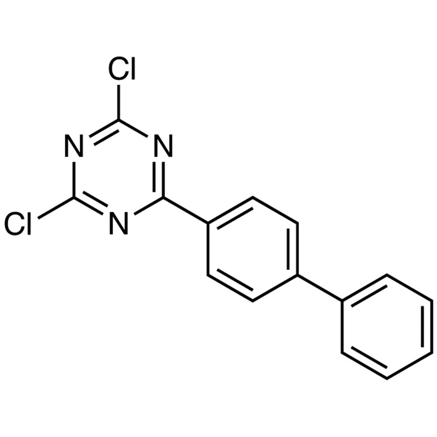 2-(4-Biphenylyl)-4,6-dichloro-1,3,5-triazine >97.0%(GC)(N) - CAS 10202-45-6