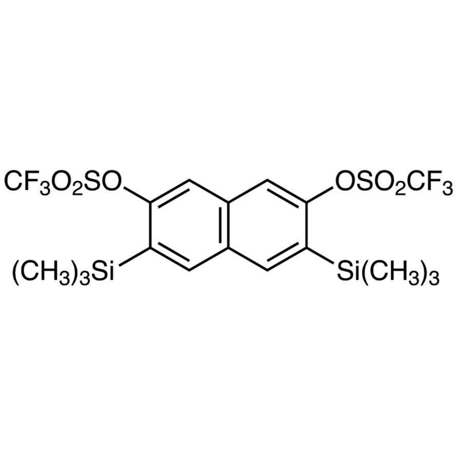 3,6-Bis(trimethylsilyl)naphthalene-2,7-diyl Bis(trifluoromethanesulfonate) >98.0%(GC) - CAS 947488-89-3